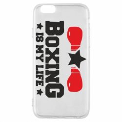 Чехол для iPhone 6/6S Boxing is my life - PrintSalon