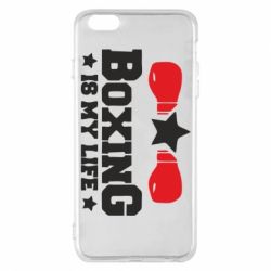 Чехол для iPhone 6 Plus/6S Plus Boxing is my life - PrintSalon