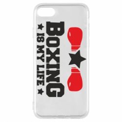 Чехол для iPhone 8 Boxing is my life - PrintSalon