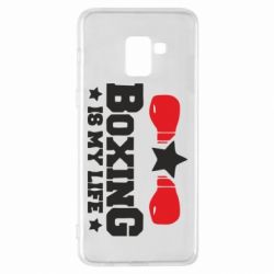 Чехол для Samsung A8+ 2018 Boxing is my life - PrintSalon