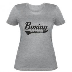 Женская футболка Boxing Warrior - PrintSalon