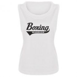 Женская майка Boxing Warrior - PrintSalon