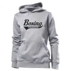 Женское худи Boxing Warrior - PrintSalon