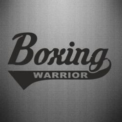 Наклейка Boxing Warrior - PrintSalon