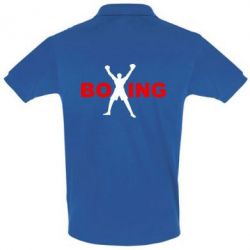 Мужское поло BoXing X - PrintSalon