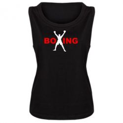 Женская майка BoXing X - PrintSalon