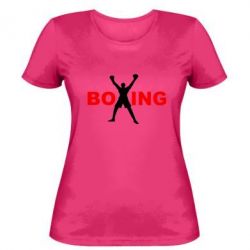 Женская футболка BoXing X - PrintSalon