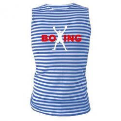 Майка-тельняшка BoXing X - PrintSalon