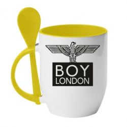 Чашка с ложкой BOY LONDON - PrintSalon