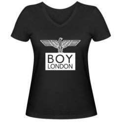 Женская футболка с V-образным вырезом BOY LONDON - PrintSalon