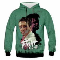 Чоловіче 3D худі Бійцівський клуб - PrintSalon