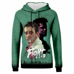 Жіноче 3D худі Бійцівський клуб