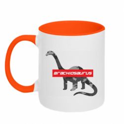 Чашка двухцветная 320ml Brachiosaurus - PrintSalon