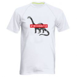 Мужская футболка для спорта Brachiosaurus - PrintSalon