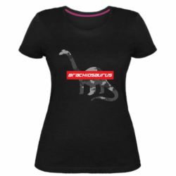 Женская премиум футболка Brachiosaurus - PrintSalon