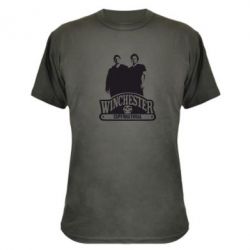 Камуфляжная футболка Братья Винчестеры сериал - PrintSalon