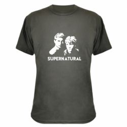 Камуфляжна футболка Брати Вінчестери Надприродне - PrintSalon