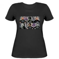 Женская футболка Братья Винчестеры в полиции