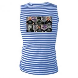 Майка-тільняшка Брати Вінчестери у поліції - PrintSalon