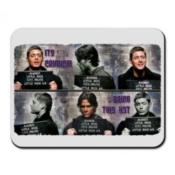 Килимок для миші Брати Вінчестери у поліції - PrintSalon