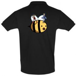 Мужское поло Brave bee - PrintSalon
