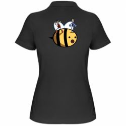 Женское поло Brave bee - PrintSalon