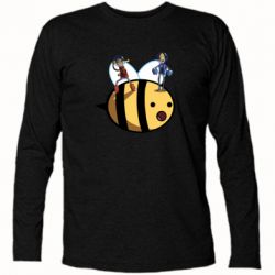 Футболка с длинным рукавом Brave bee - PrintSalon