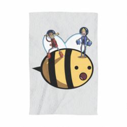 Полотенце с принтом Brave bee - PrintSalon