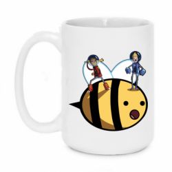 Чашка 420ml Brave bee - PrintSalon