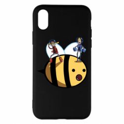Чехол для iPhone X/Xs Brave bee - PrintSalon