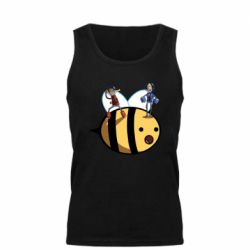 Мужская майка Brave bee - PrintSalon