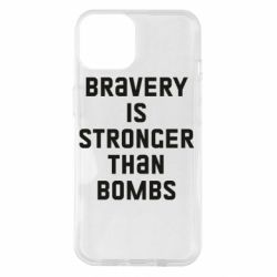 Чехол для iPhone 14 Bravery is stronger - PrintSalon