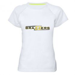 Женская футболка для спорта Brazzers new - PrintSalon