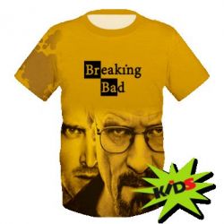 Детская 3D футболка Breaking Bad