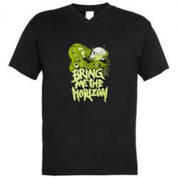 Мужская футболка с V-образным вырезом Bring me the horizon-PrintSalon Мужская футболка с V-образным вырезом Bring me the horizon