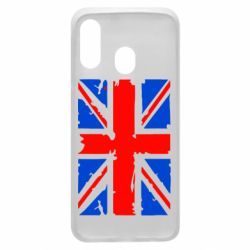 Чехол для Samsung A40 Британский флаг - PrintSalon