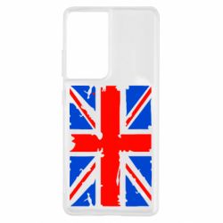 Чехол для Samsung S21 Ultra Британский флаг - PrintSalon
