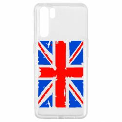 Чехол для Oppo A91/Reno3 Британский флаг - PrintSalon