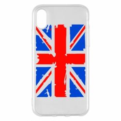 Чехол для iPhone X/Xs Британский флаг - PrintSalon