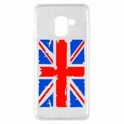 Чехол для Samsung A8 2018 Британский флаг - PrintSalon