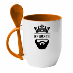 Чашка с ложкой Бродяга