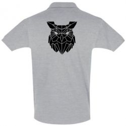 Мужское поло Broken owl - PrintSalon