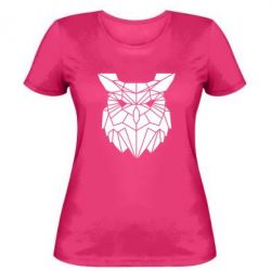 Жіноча футболка Broken owl - PrintSalon