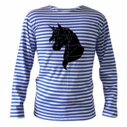 Тельняшка с длинным рукавом Broken unicorn 1 - PrintSalon