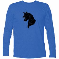 Футболка с длинным рукавом Broken unicorn 1 - PrintSalon