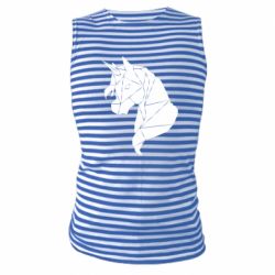 Майка-тельняшка Broken unicorn 1 - PrintSalon