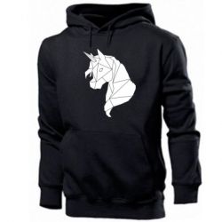 Мужское худи Broken unicorn 1 - PrintSalon