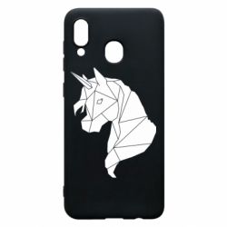 Чехол для Samsung A20 Broken unicorn 1 - PrintSalon