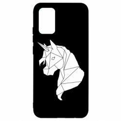 Чехол для Samsung A02s/M02s Broken unicorn 1 - PrintSalon