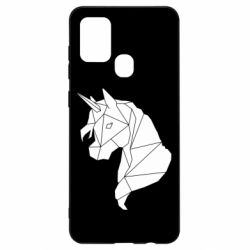 Чехол для Samsung A21s Broken unicorn 1 - PrintSalon